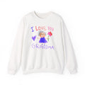 Custom Kid's Drawing Sweatshirt in White