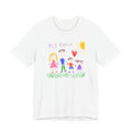 Custom Kid's Drawing T-Shirt (Adult) in White