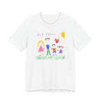 Custom Kid's Drawing T-Shirt (Adult) in White